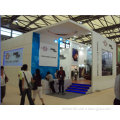 9mx12m wooden paint exhibition booth constractor in Shanghai made of MDF